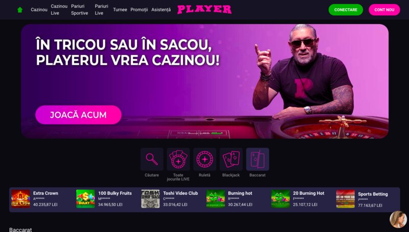 Recenzii despre cazinou online Player Casino